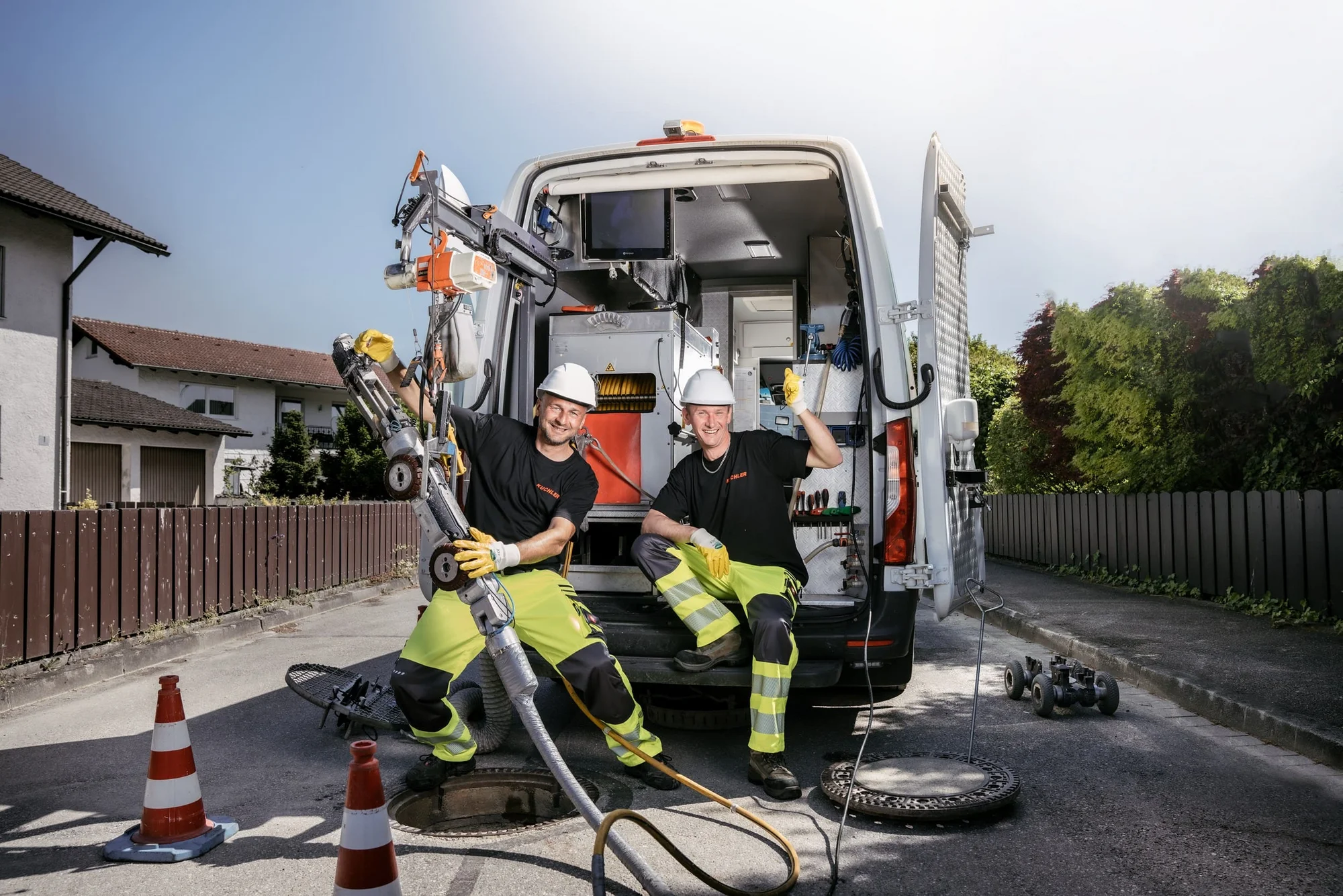 TV Kanaluntersuchung mit Kameratechnik in Tiefenbach